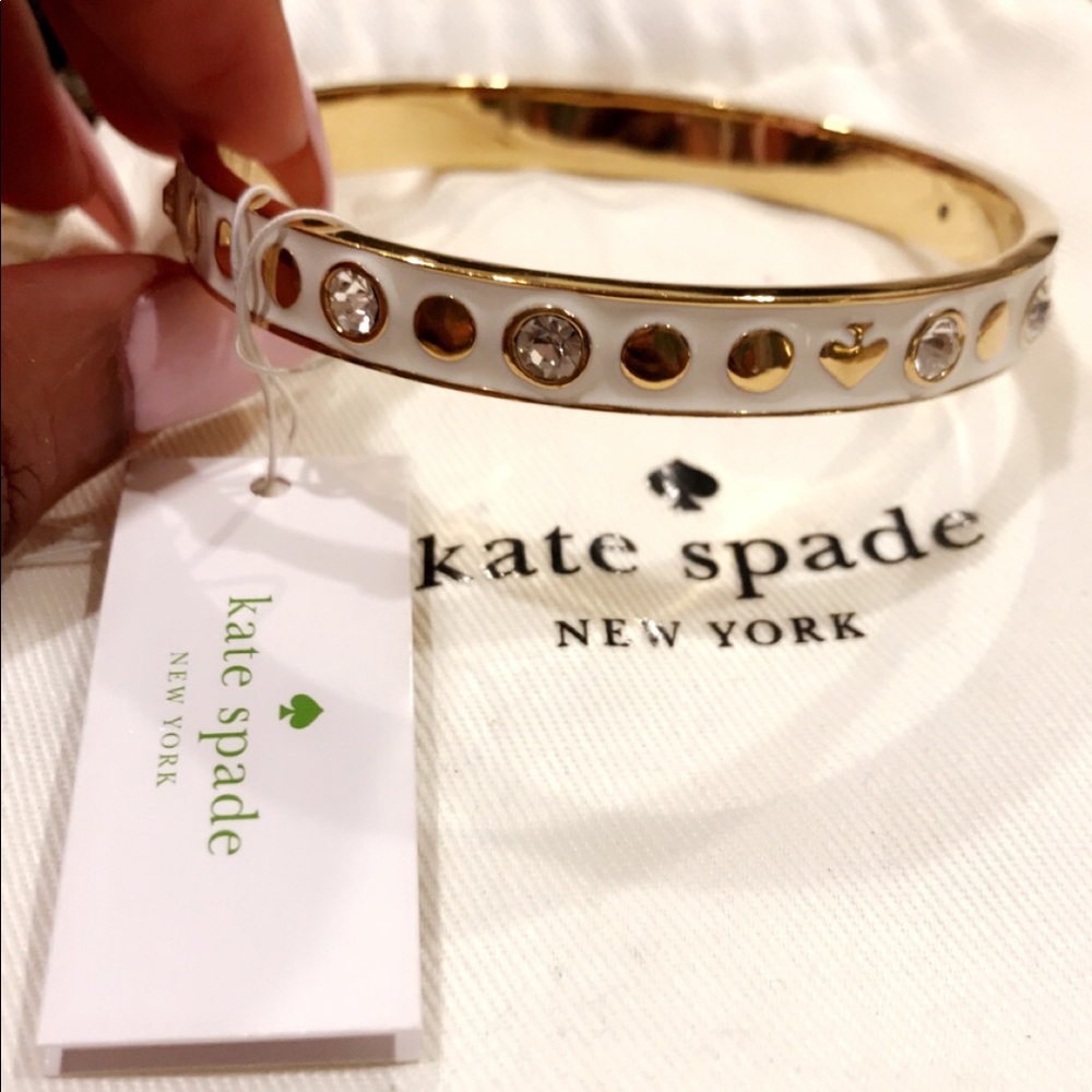 Kate Spade enamel stone bangle